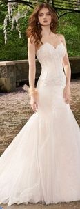 BRAND NEW WEDDING DRESS STRAPLESS MERMAID